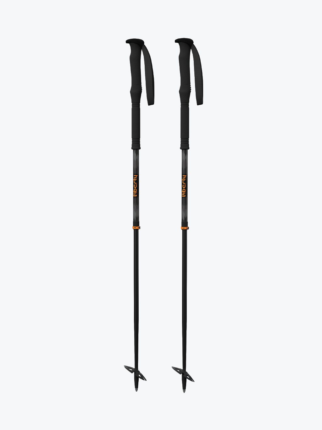 adjustable cross country ski poles Liberty Skis Backcountry Adjustable Alloy Ski Poles