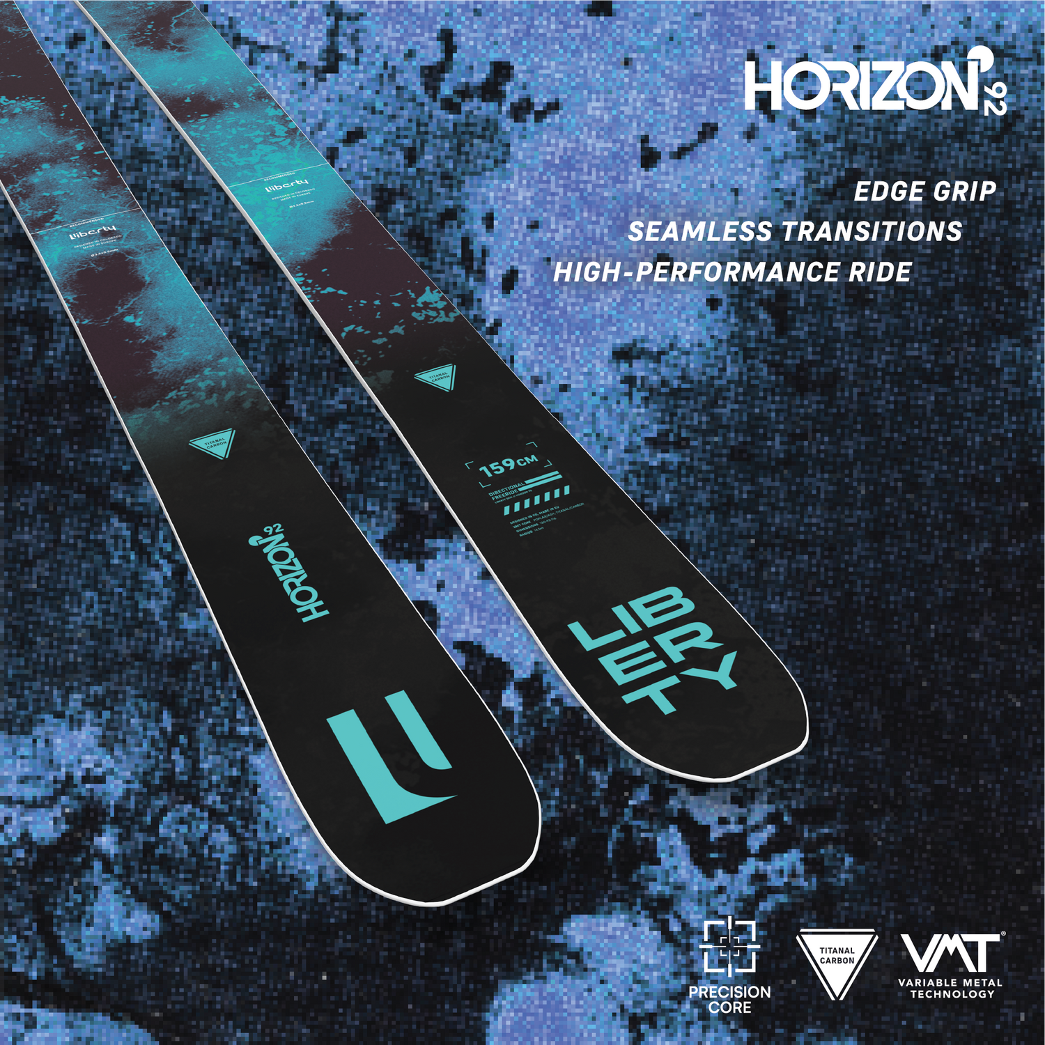 スキー LIBERTY TRANSFER 168cm Liberty Transfer Men's Skis - Powder7