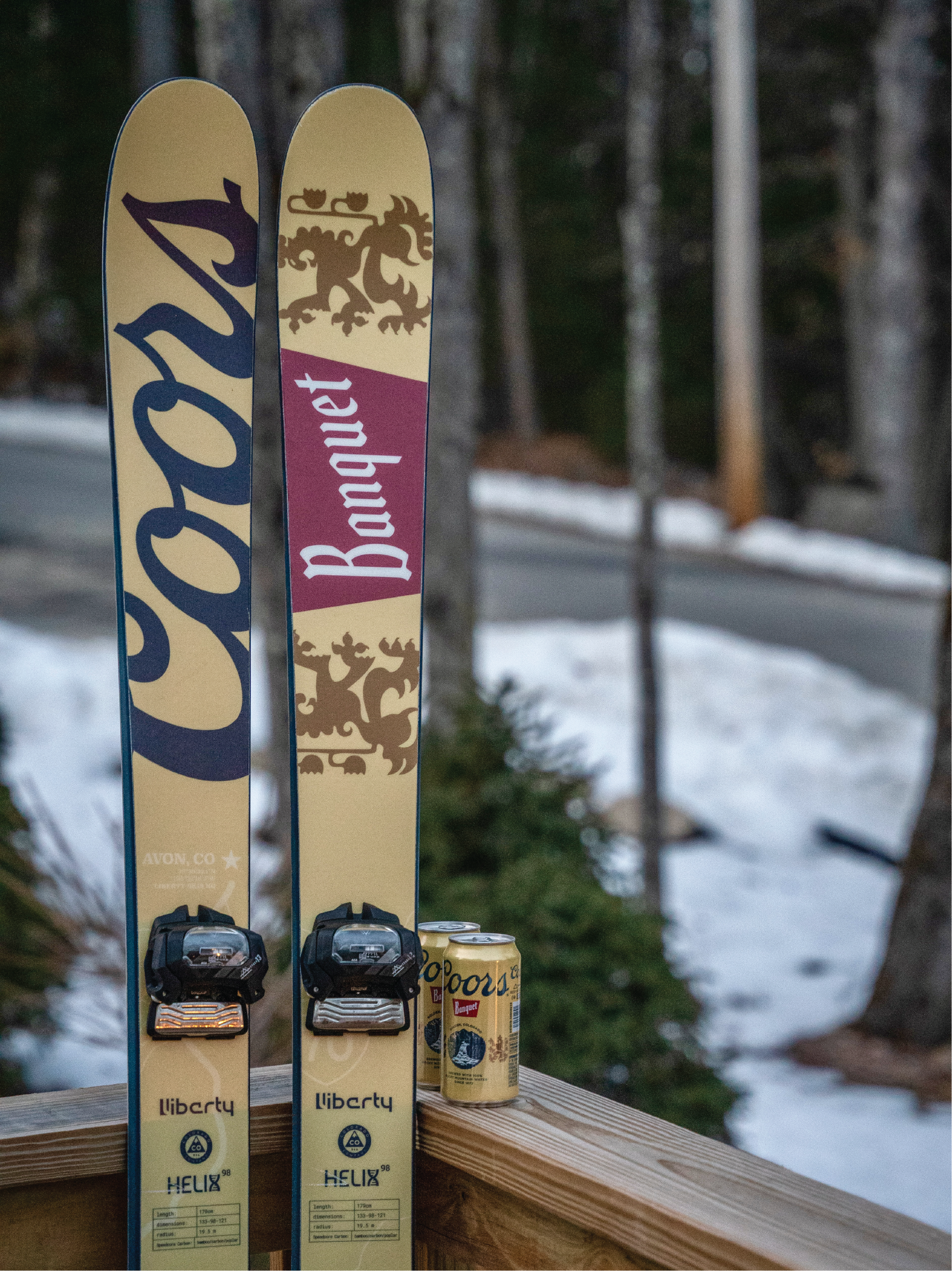 Liberty Skis x Coors Banquet Helix 98 - 2026 Liberty Skis x Coors Banquet Helix 98 - 2026