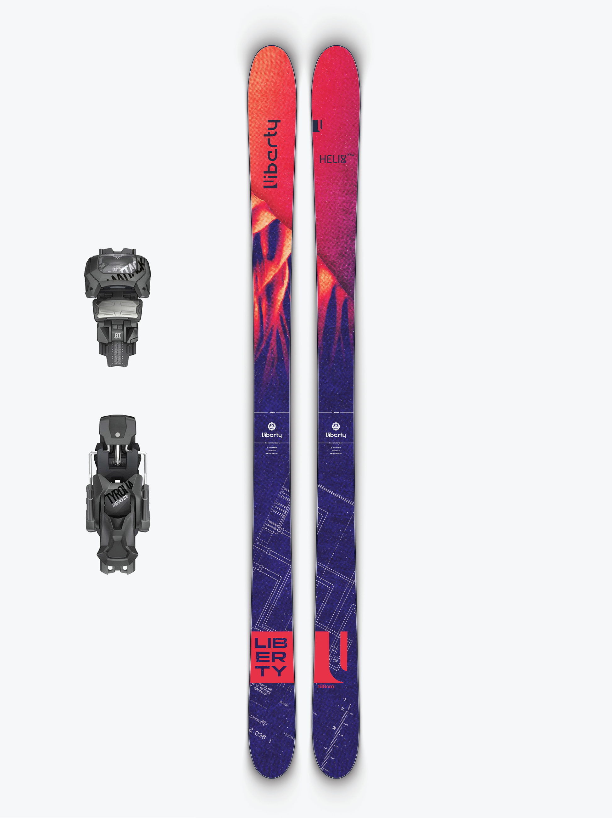 Liberty Skis Helix 89w - 2025 (Demo) Liberty Skis Helix 89w - 2025 (Demo)
