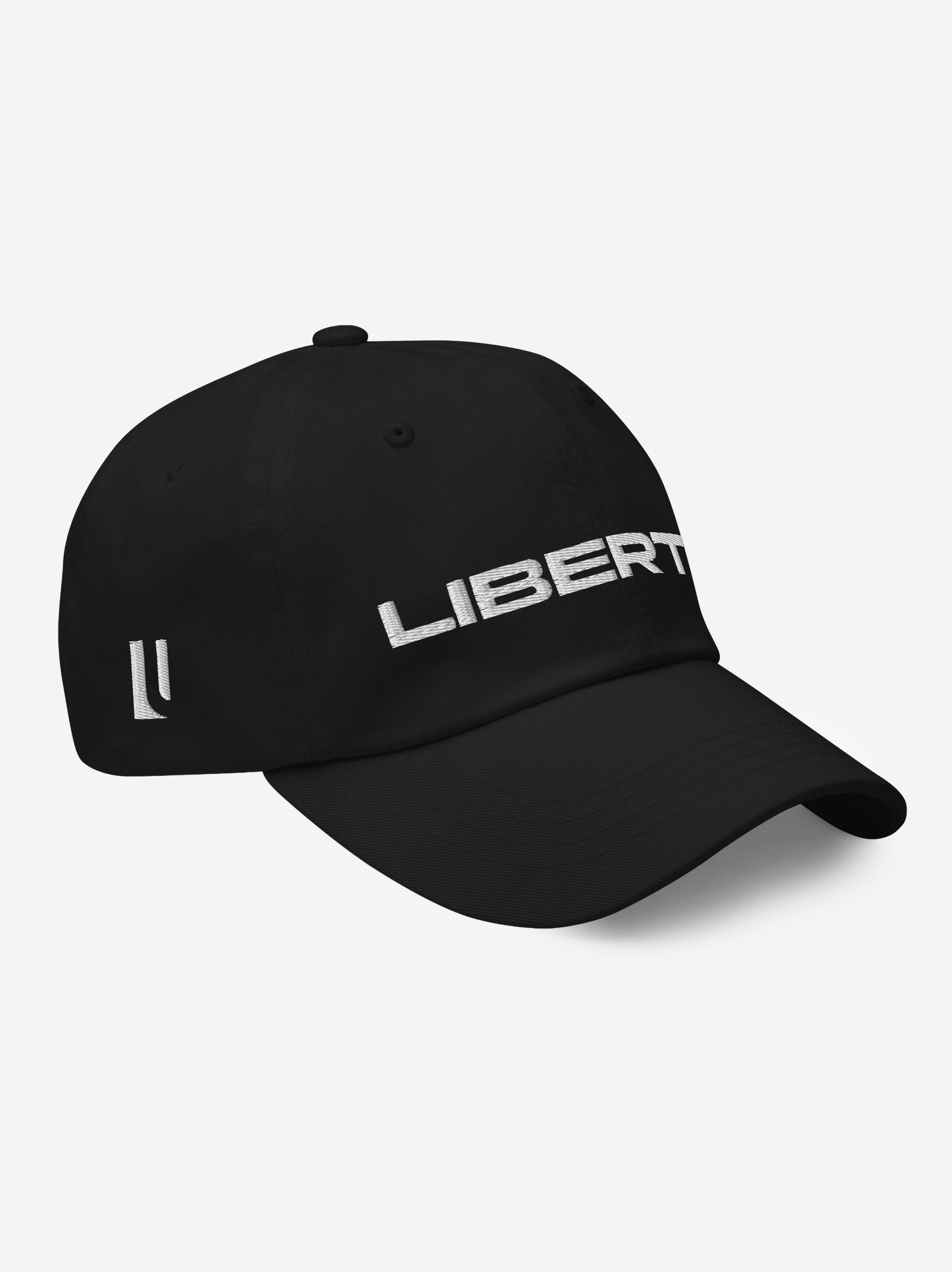 Liberty Skis Gear Black White Embroidery Liberty Skis Cap