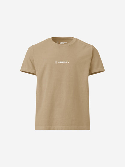 Liberty Skis Gear Khaki / S Oversized Logo Tee