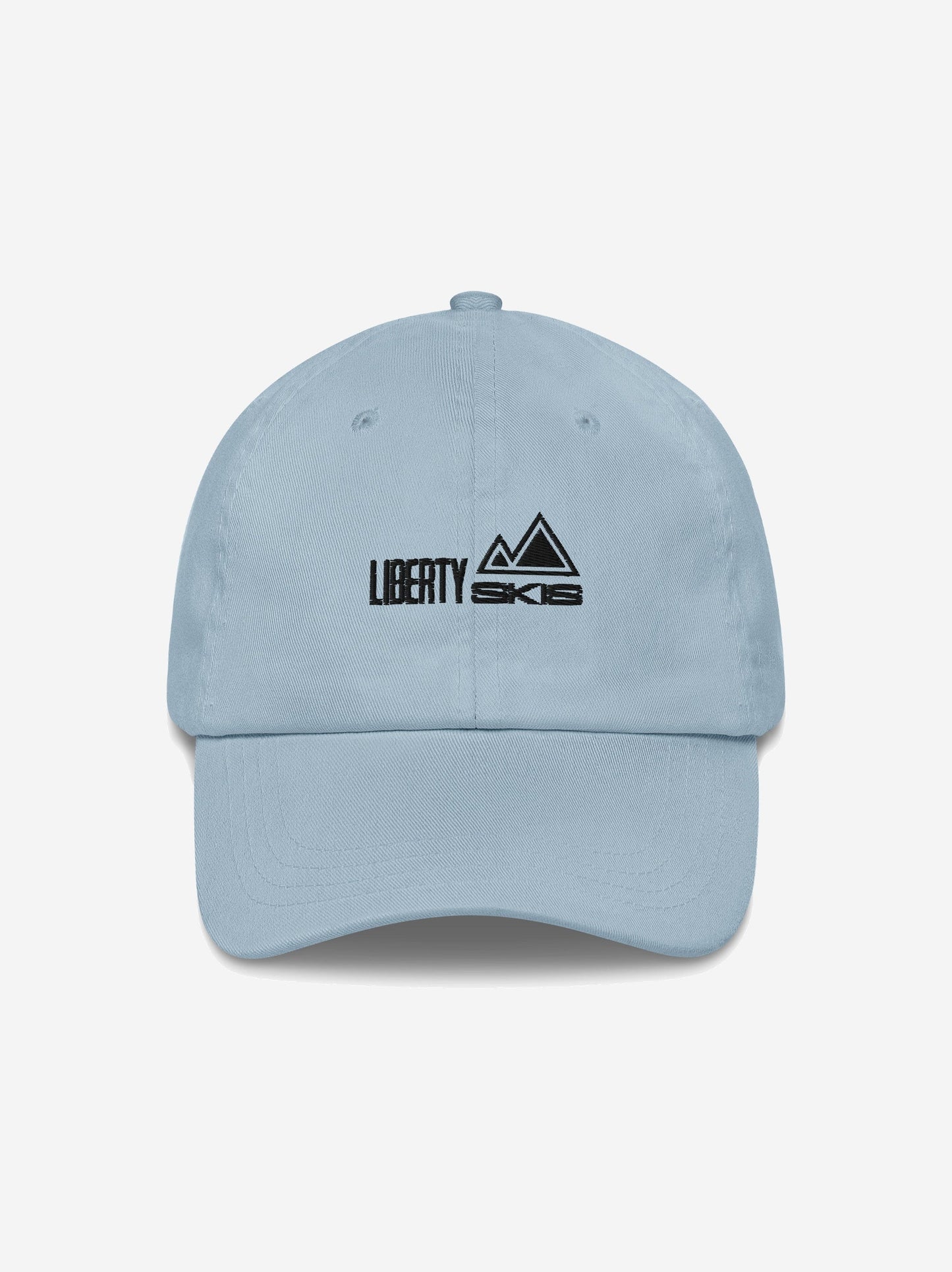 Liberty Skis Gear Light Blue MTN Logo Dad Hat