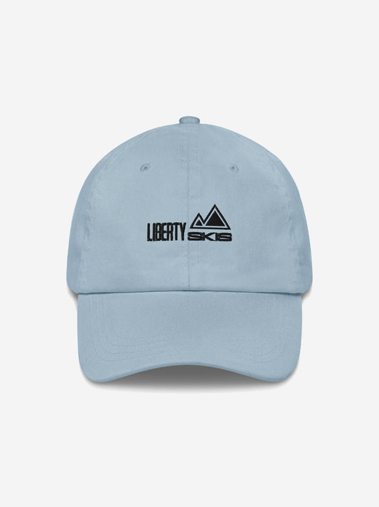 Liberty Skis Gear Light Blue MTN Logo Dad Hat