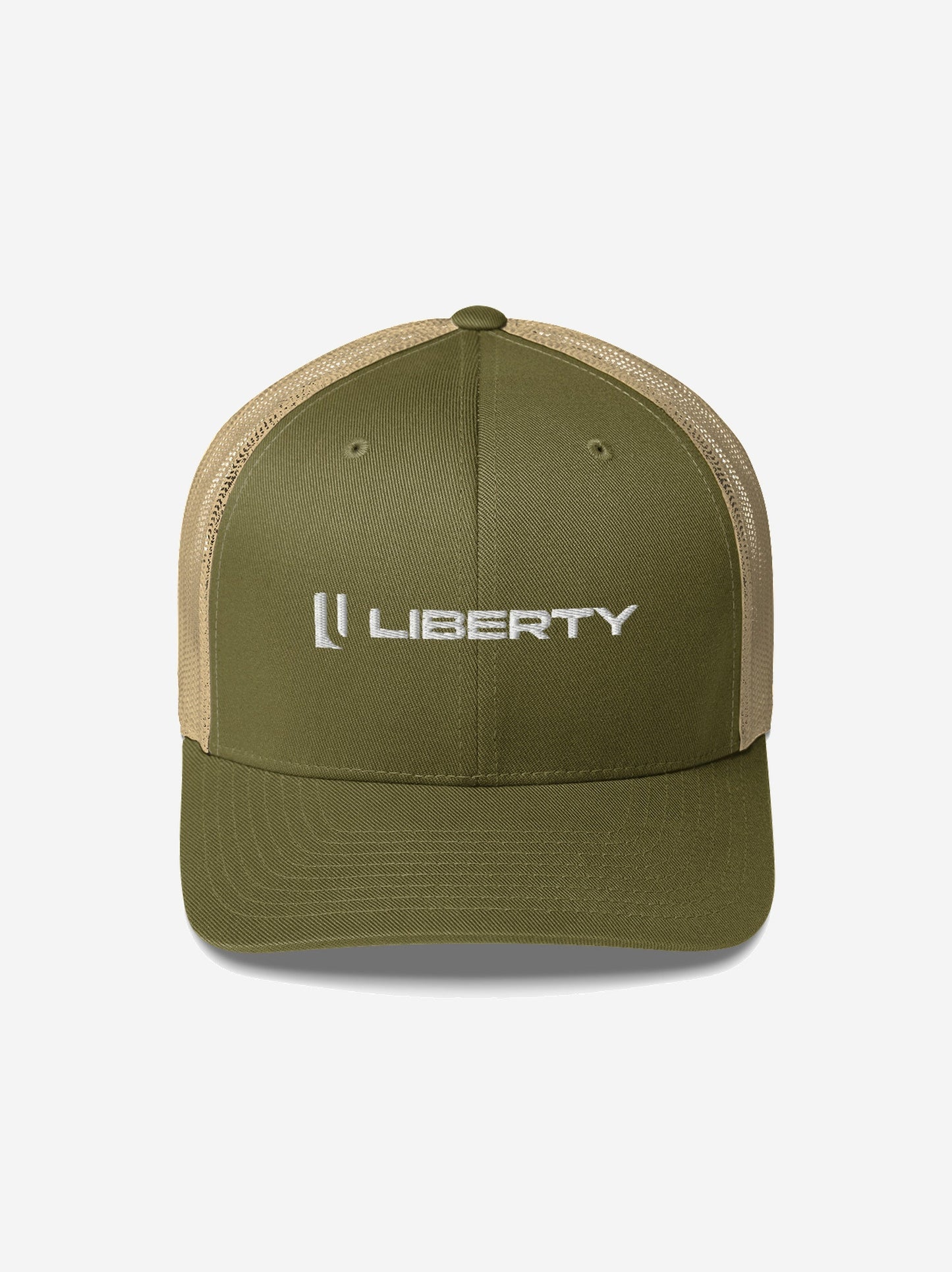 Liberty Skis Gear Moss/ Khaki Logo Trucker Cap