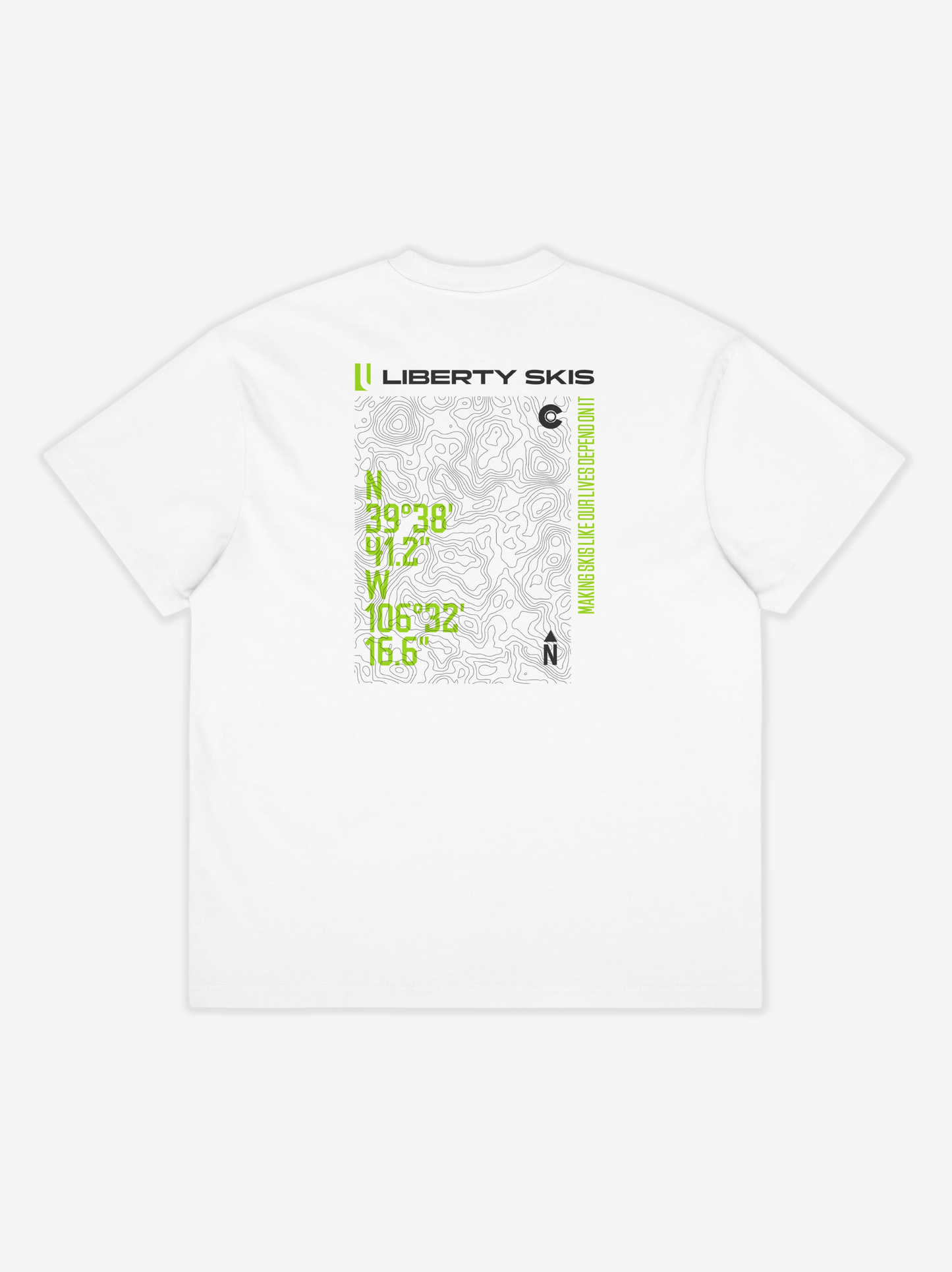 Liberty Skis Gear Topo Graphic Tee