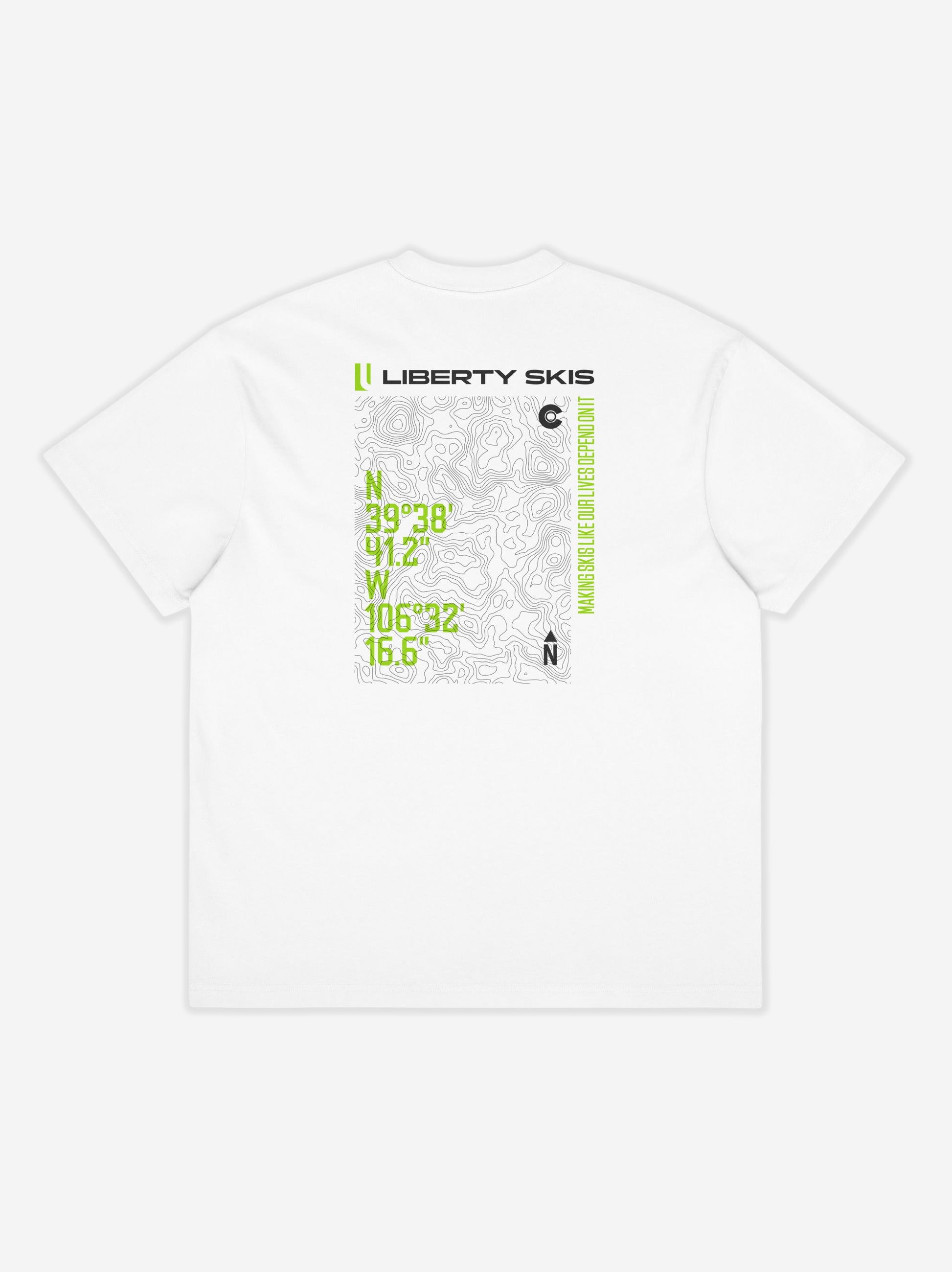 Liberty Skis Gear Topo Graphic Tee
