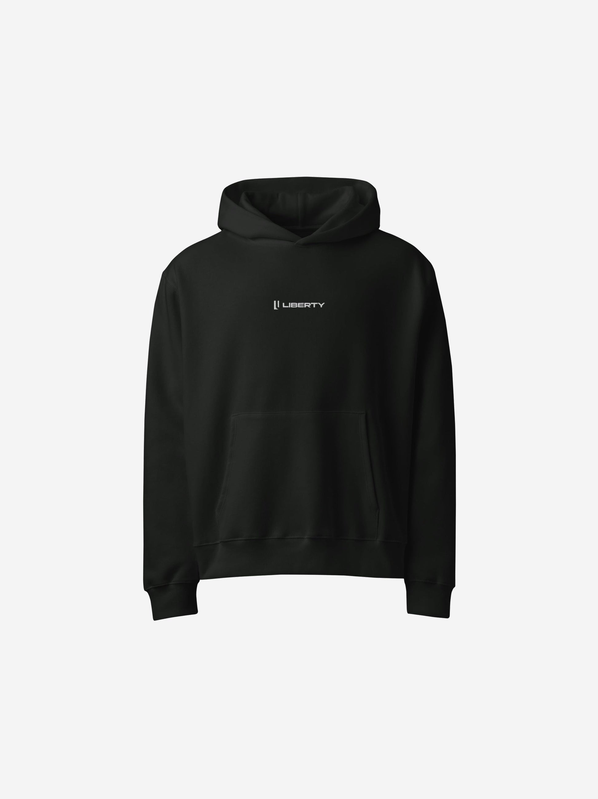 Liberty Skis Gear Vintage Black / S Heavyweight Embroidered Logo Hoodie