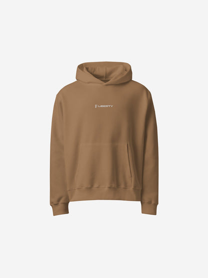 Liberty Skis Gear Vintage Brown / S Heavyweight Embroidered Logo Hoodie