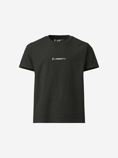 Liberty Skis Gear Washed Black / S Oversized Logo Tee