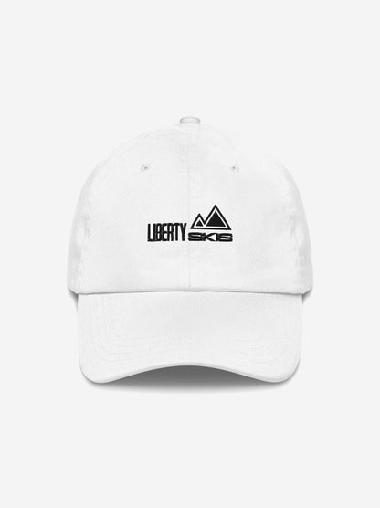 Liberty Skis Gear White MTN Logo Dad Hat