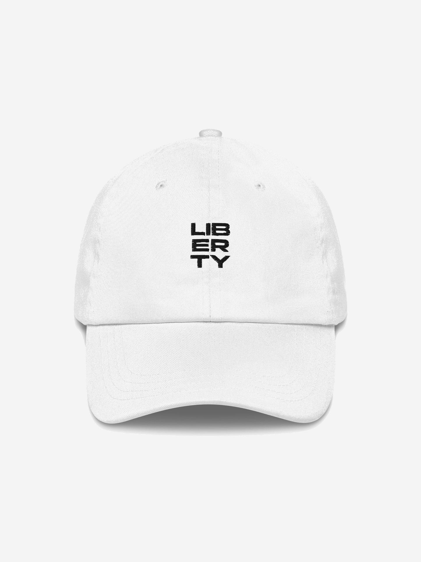 Liberty Skis Gear White Stacked Logo Dad Hat