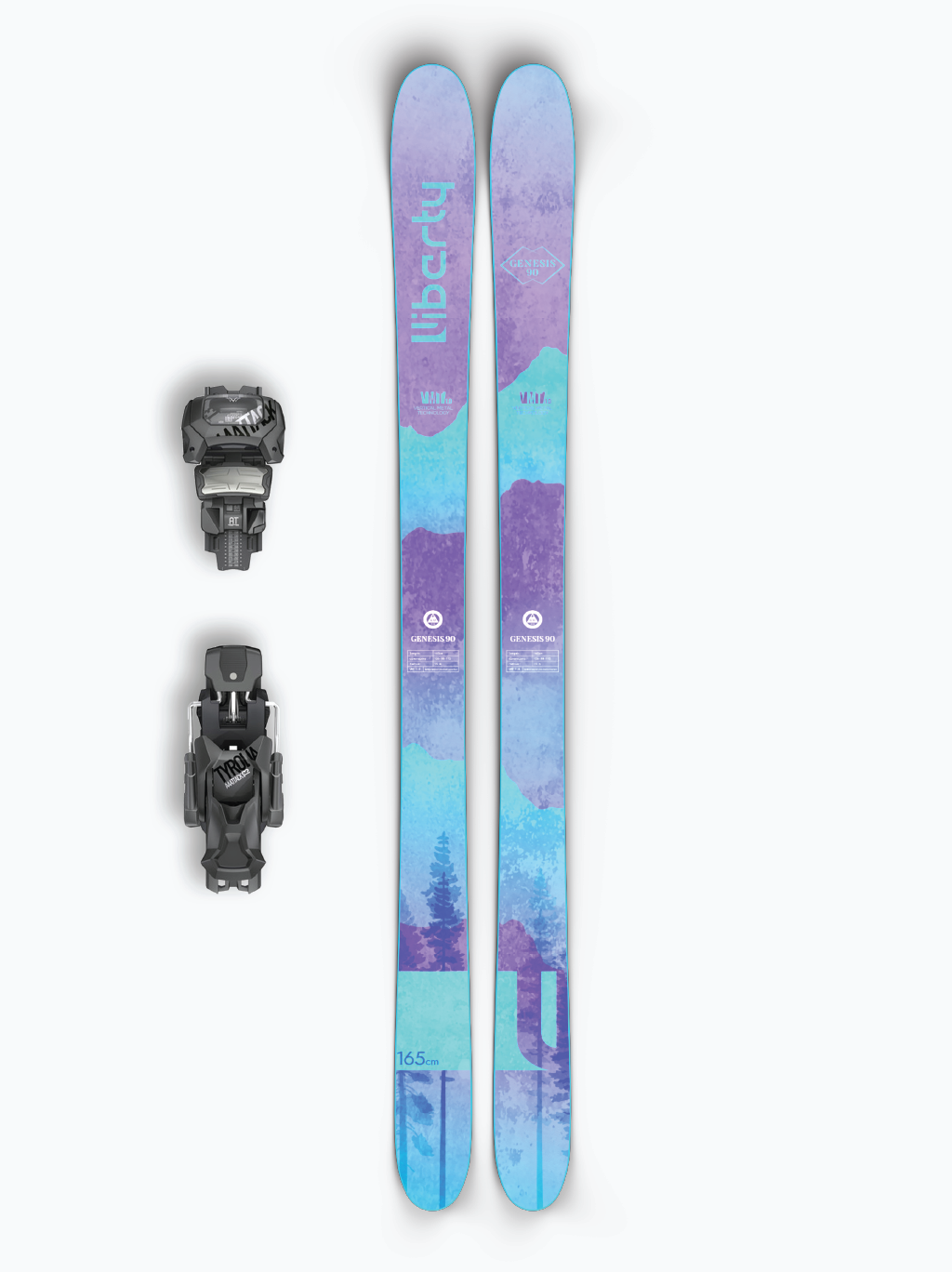 Liberty Skis 2023 Skis Liberty Skis Genesis 90 (Demo) - 2023
